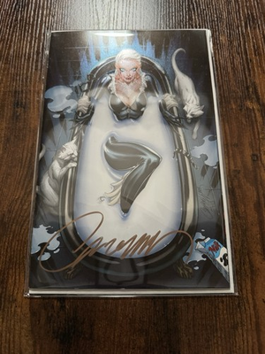 #ad AMAZING SPIDER MAN 54 BLACK CAT Signed FOIL VIRGIN VARIANT J SCOTT CAMPBELL $89.99