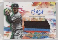 2020 Topps Inception 69/155 Jordan Yamamoto #IAP-JY Patch Auto 6ks