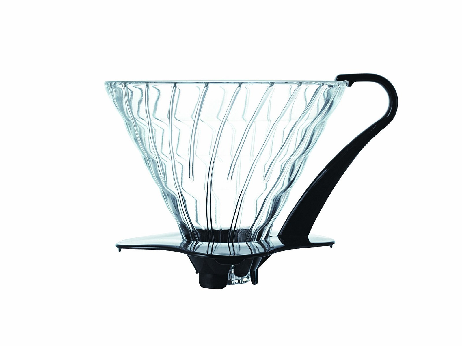 Hario V60 Coffee Dripper Size 03 Black Glass Pour Over Brewer Japan
