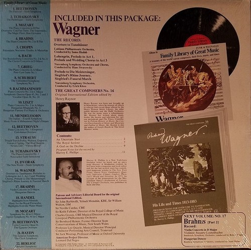 Richard Wagner, Overture To Tannhäuser; Lohengrin, Prelude To Act 1, Prelude To - Picture 2 of 5
