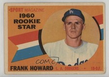 1960 Topps Sport Magazine 1960 Rookie Star Frank Howard #132 2v5
