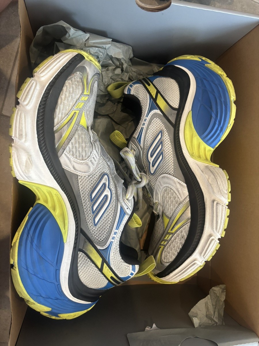 Balenciaga 10xl White/Blue/Fluo Yellow Size 43(US10) | eBay