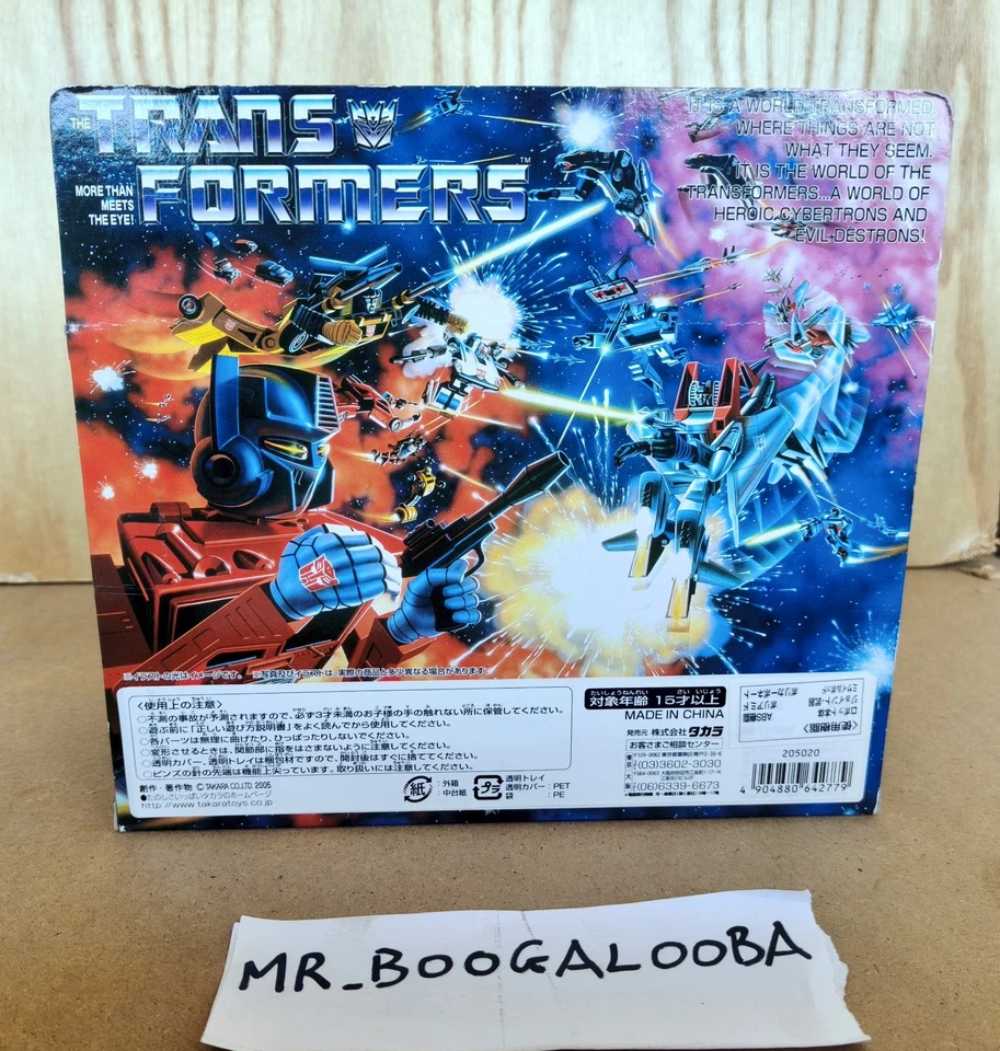 Transformers Takara 2005 Robot Masters G1 Skywarp & Thundercracker MISB RARE - Immagine 4 di 4