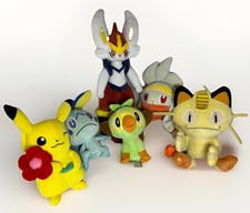 Pokemon Nintendo Plush Stuffed Animals Plushies Lot 6 Different Sizes Brands