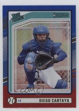2024 Panini Donruss Rated Prospects Red & Blue Diego Cartaya #172 0e29