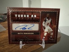 2025 Leaf Glory of the Game Tough As Leather Auto #/6 Nate Robinson
