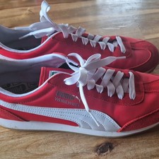 PUMA Sneaker Low Top Rot/Weiß EU 43 Schnüru...