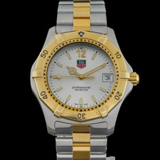 TAG Heuer Professional WK1120 Silver Dial 38mm Gold & Steel Men's Quartz Watch
