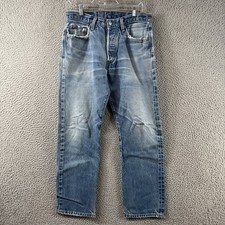 Vintage Levis 501 XX Jeans Mens Fit 30x32 Blue Denim Pants 90s Y2K USA Straight