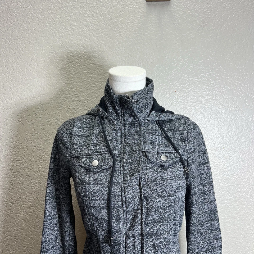 Full Tilt Women's Jacket Junior Size Small Grey Polyester - Image 2 of 4