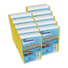 10x Insektenschwamm Fliegenschwamm WEICH Reinigungsschwamm Auto KFZ Fenster