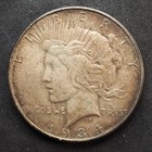 1934  **D**   PEACE  SILVER DOLLAR *NICE COIN!* - FREE SHIPPING! M8145