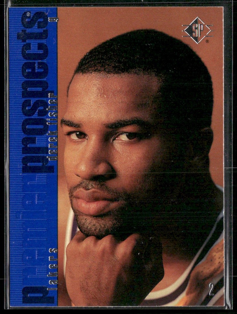 1996-97 SP Derek Fisher #135 RC Rookie Card Los Angeles Lakers