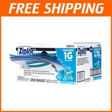 Ziploc Freezer Bags 1 Gallon, 250 Count - Ultimate Food Freshness Solution