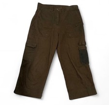 Vintage Y2K Utility Ralph Lauren Dark Green Cargo Pants Size 6