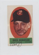 1963 Topps Peel-Offs Dick Donovan (Peeling Directions) 8d2