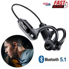 True Wireless Bone Conduction Headphones Bluetooth 5.3 Wireless Headset Earbuds