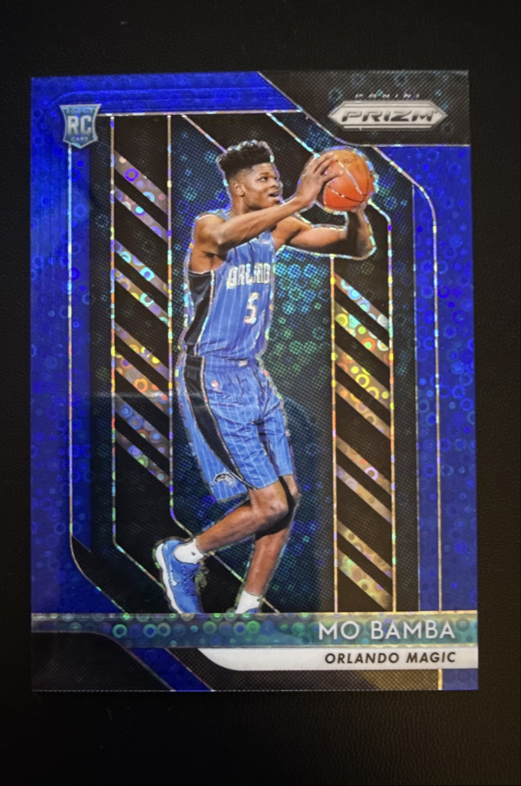 2018-19 Panini Prizm - Mo Bamba #99 Blue Fast Break Prizm /175 (RC)