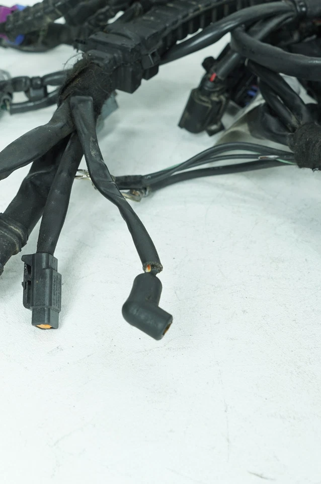 12 Harley Dyna FXDC Super Glide personalizado OEM cableado principal arnés telar sin abdominales Foto 3 de 4