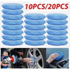 20/10 X 5" Microfiber Foam Sponge Applicator Pads Car Buffing Polish Wax Cleaner