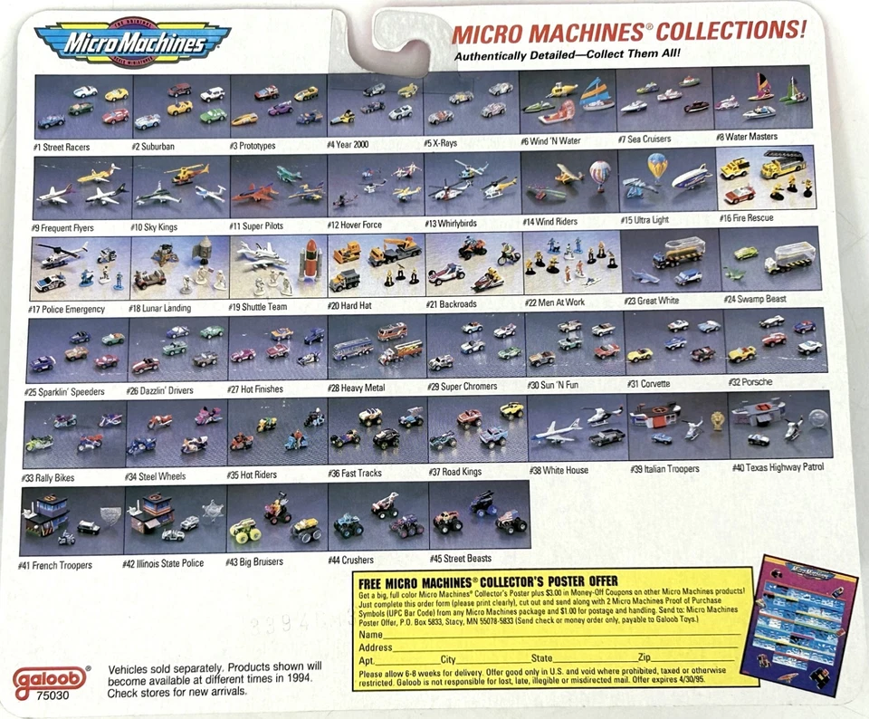 Galoob Micro Machines Action Adventures #18 1993 colección Lunar Landing como nuevo Foto 4 de 4