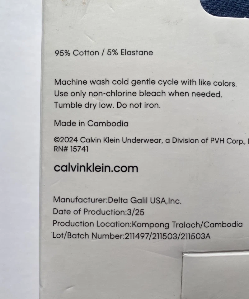 Calzoncillos boxer Calvin Klein para niños jóvenes, paquete de 6 - multicolor, sin etiquetas, talla grande Foto 3 de 4