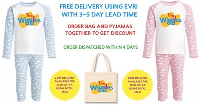 Jungen Mädchen Baby The Wiggles Schlafanzug Loungewear Schlafanzug Dorothy der Dinosaurier