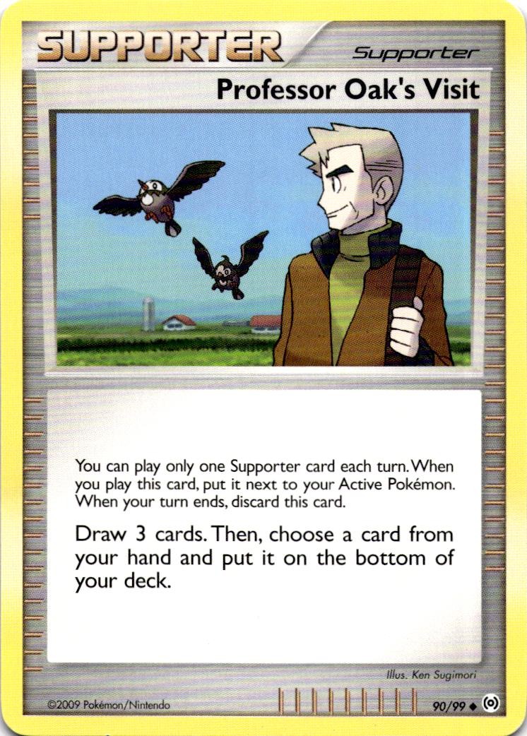 PROFESSOR OAK'S VISIT 90/99 UC ARCEUS LP