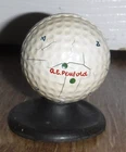 Antique Golf Ball Card Display ~ c1920's ~  He Played A Penfold Golf Ball ~ Rare