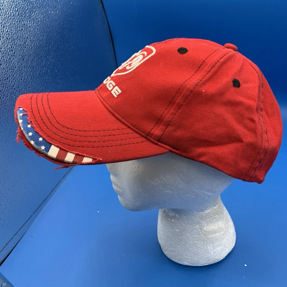 Gorra bordada ajustable vintage Nascar Dodge Motorsports Foto 3 de 4