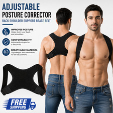 Adjustable Posture Corrector Back Shoulder Support Correct Brace Belt Men Women