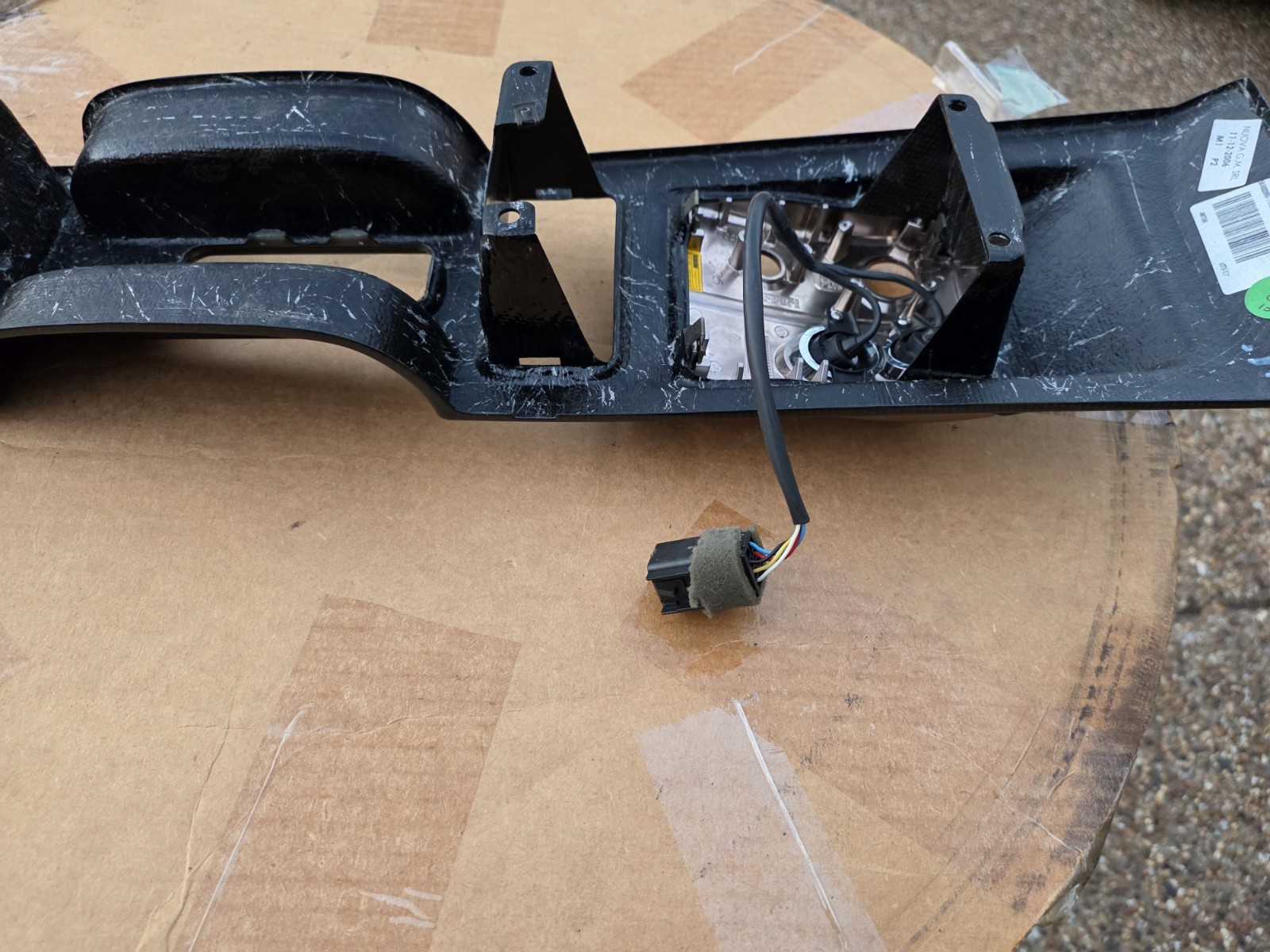 FERRARI 599 FIORANO F1 INSET OEM GENUINE ORIGINAL CARBON FIBER CENTER CONSOLE