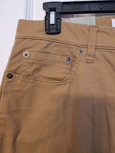 34 X 30 Goodfellow & Co Hombres Slim Fit Jeans Corte Informal Pantalones En Camel NUEVO CON Etiquetas - Imagen 4 de 8