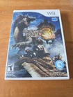 Monster Hunter 3 Tri Nintendo Wii W/ Case Manual Capcom RPG