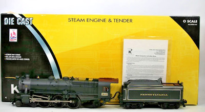 K-Line O Gauge PRR K4s #5358 Steam Loco & Tender TMCC RailSounds LN Tested