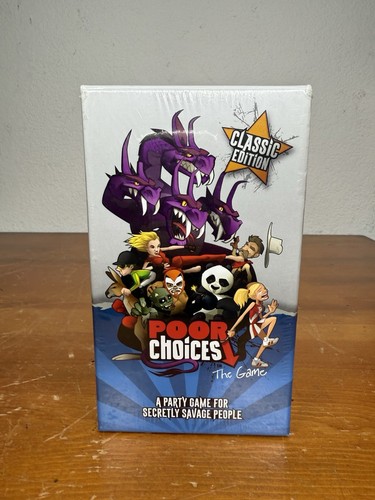 RARO Nuovo/Sigillato Poor Choices The Game Edizione Classica Kickstarter 2017 - Foto 1 di 5