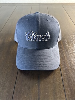 Cinch Hat Cap Trucker Snap Back Blue Western Cowboy Rodeo Adult Mens