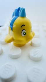 LEGO Disney Flounder Fish Minifig Minifigure Little Mermaid From Set 41145