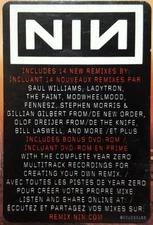 Nine Inch Nails - Y34RZ3R0R3M1X3D (CD+DVD)  remixes *FREE SHIP* ladytron knife