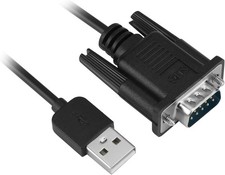   SIIG Industrial USB to RS-232 Serial Cable - 230Kbps - 15KV ESD - NEW Open Box
