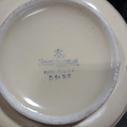 Vintage Homer Laughlin Briar Rose Onion Soup Bowl Set Of Two Good Used Cond. - Picture 5 of 6