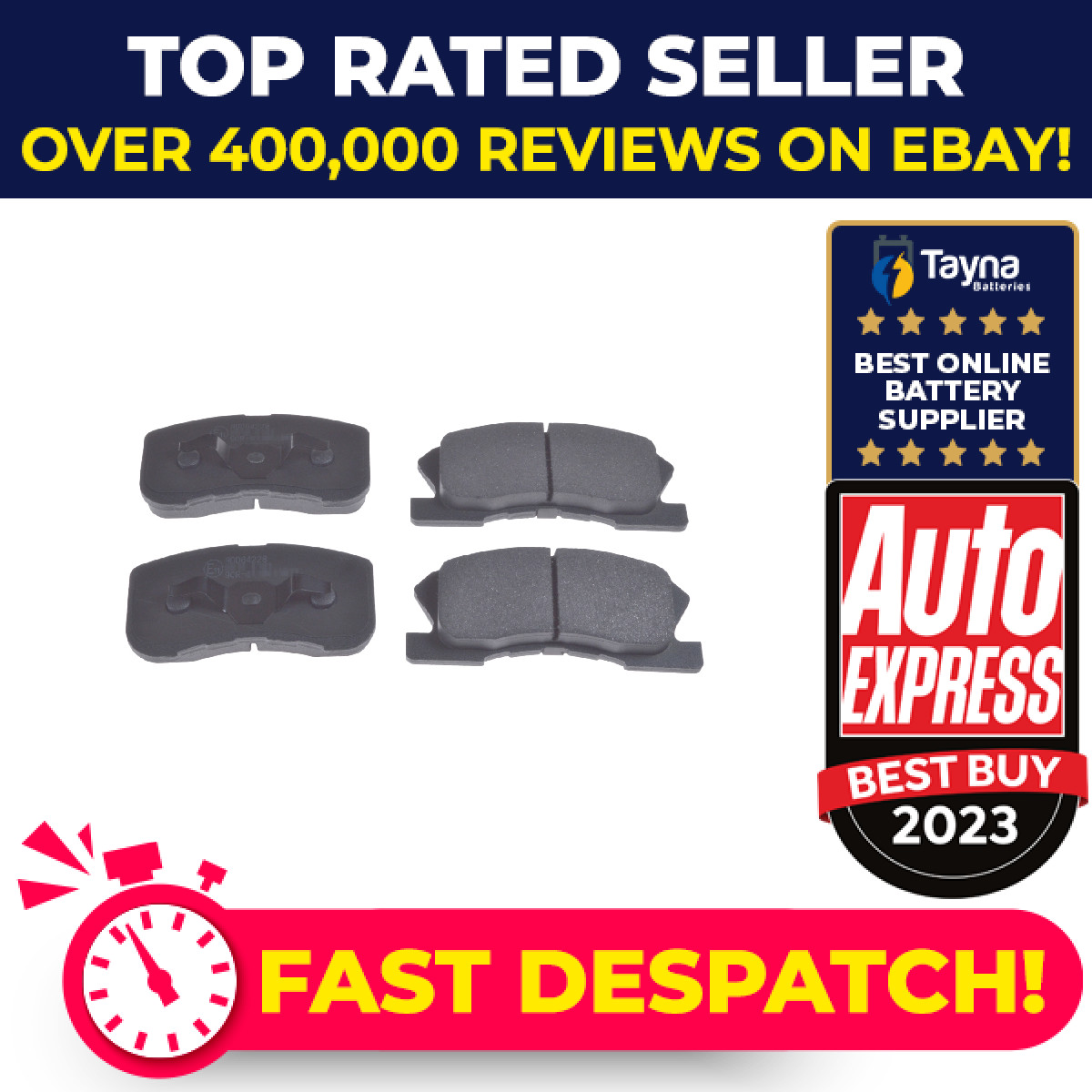 Brake Pads Set fits PERODUA KENARI L9 1.0 Front 00 to 09 EJ-DE Blue Print New