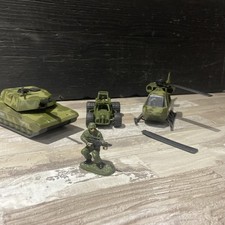 SOMA Tank/Jeep/Helicopter plastic US Army WW2 bundle 90?s Please Read 