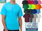 Mens Dri FIt Moisture Wicking T-Shirt Anti-Microbial Tee XS-4X NEW!