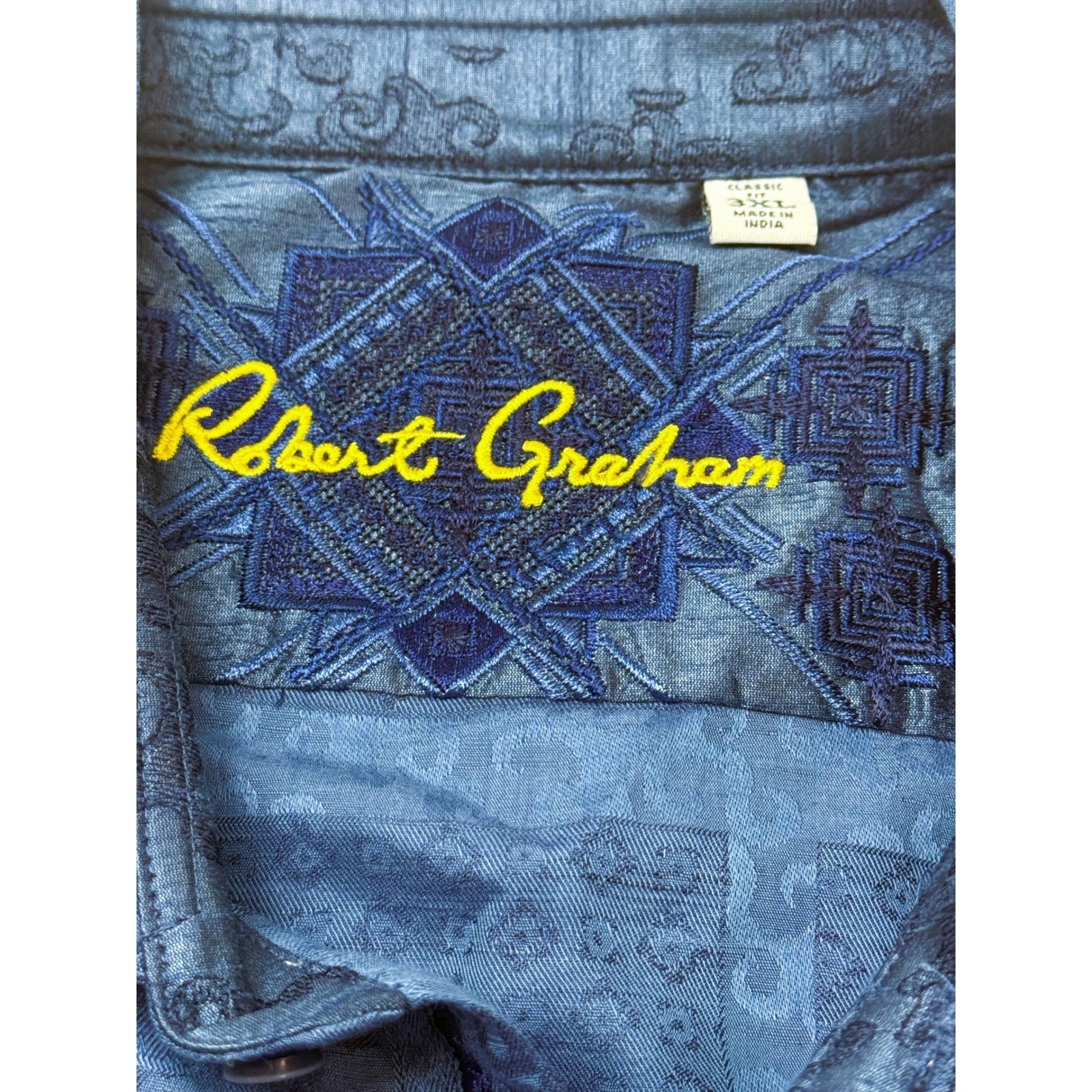 Robert Graham Patterned Casual Button Down Shirt … - image 4