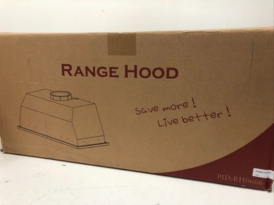 AKDY 30in. Built in Insert Ducted/Ductless Range Hood Stainless Steel