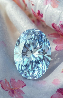 #ad 4.20 CT Natural Blue Diamond 9x12 mm 1 Pcs Oval Cut VVS1 D Grade Certified. $55.68