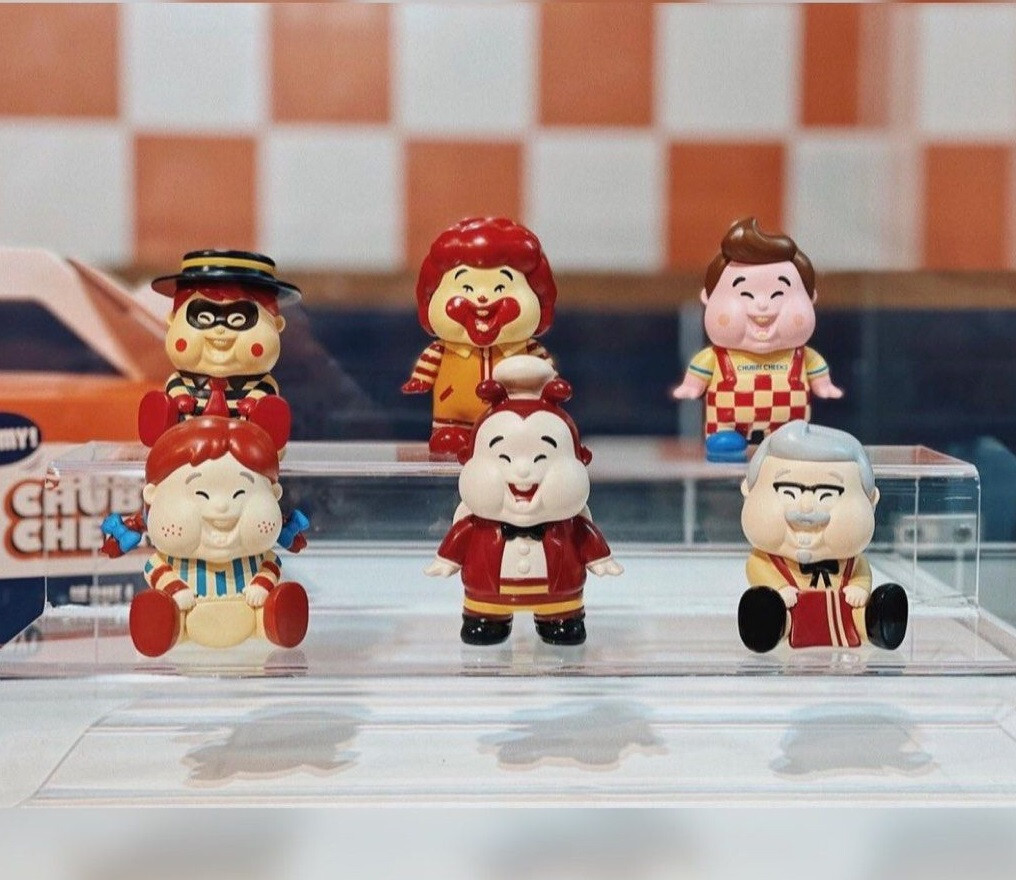 Unbox Industries Chubbi Cheeks Family Fast Food Friends
