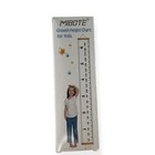 MIBOTE 79 in. x 7.9 in. Baby Growth Height Chart Canvas/Wood Removable for Kids