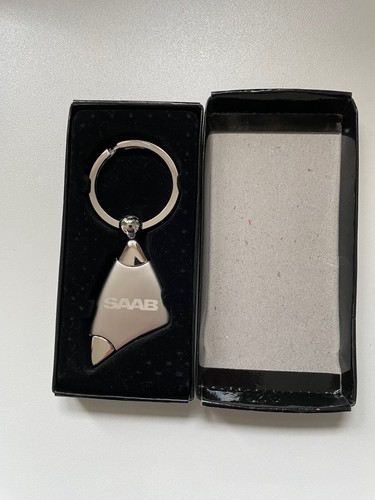 Saab Metal & Chrome Key Ring